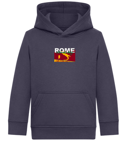 Eternal City Design - Comfort Kids Hoodie_FRENCH NAVY_front