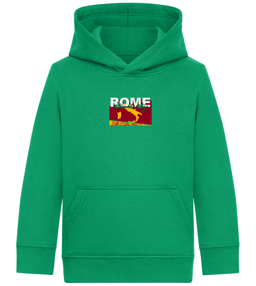 Eternal City Design - Comfort Kids Hoodie_MEADOW GREEN_front