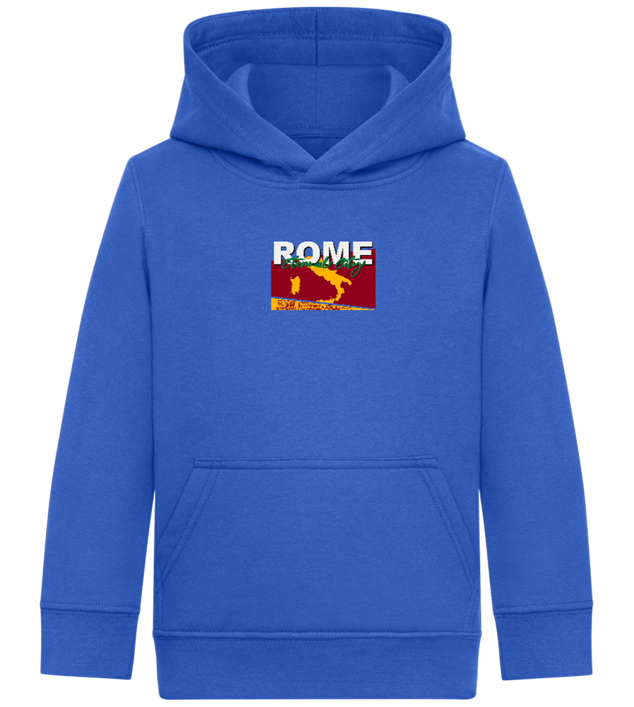 Eternal City Design - Comfort Kids Hoodie_ROYAL_front