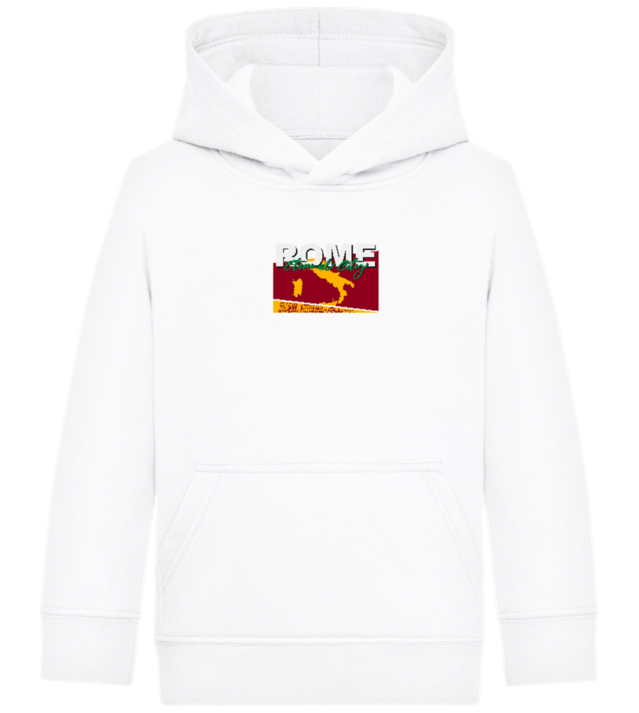 Eternal City Design - Comfort Kids Hoodie_WHITE_front