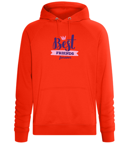 BFF Crown Design - Comfort unisex hoodie_BURNT ORANGE_front