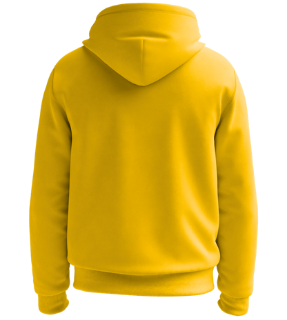 Mysterious Anime Girl Design - Premium Essential Unisex Hoodie_YELLOW_back