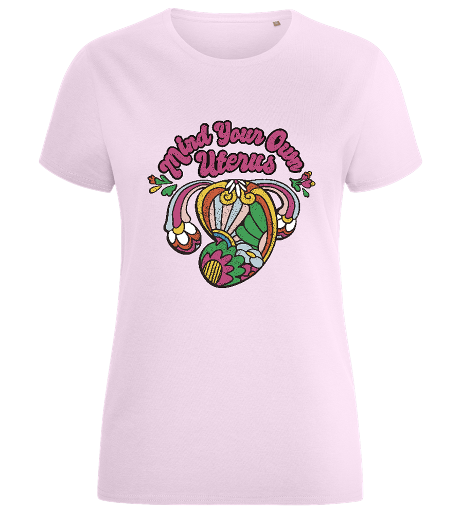 Mind Your Own Design - Comfort women's fitted t-shirt_LIGHT PINK_front