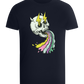 Rainbow Skull Thunders Design - Comfort boys fitted t-shirt_FRENCH NAVY_front