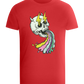 Rainbow Skull Thunders Design - Comfort boys fitted t-shirt_RED_front