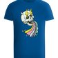 Rainbow Skull Thunders Design - Comfort boys fitted t-shirt_ROYAL_front