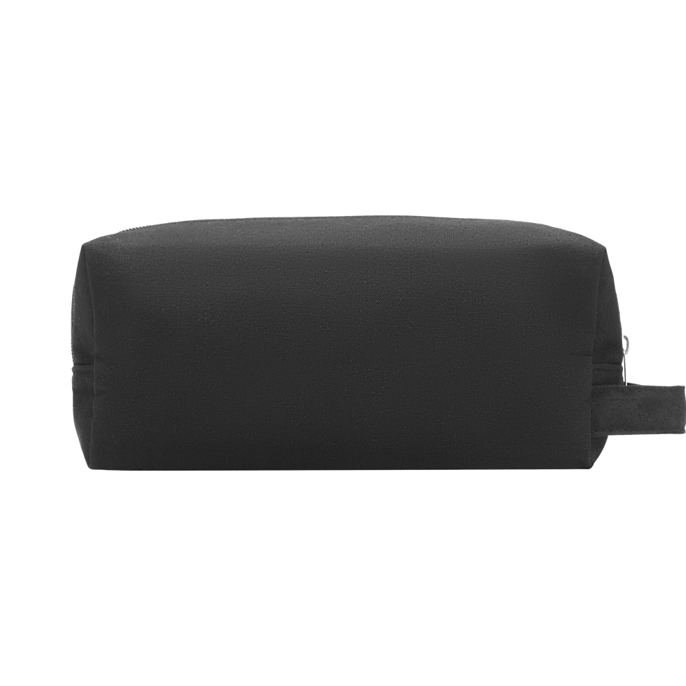 Canvas Cosmetic Bag_BLACK_front