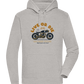 Cafe Racer Motor Design - Premium unisex hoodie_ORION GREY II_front