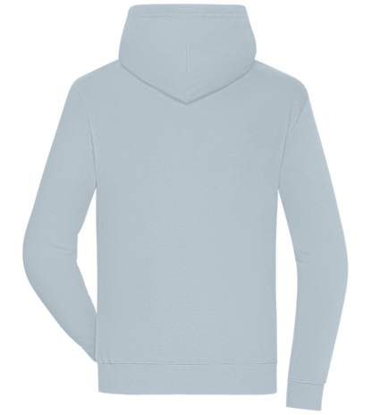 Cafe Racer Motor Design - Premium unisex hoodie_CREAMY BLUE_back