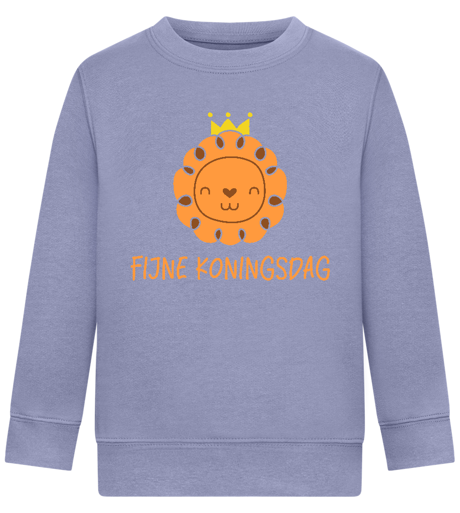 Fijne Koningsdag Design - Comfort Kids Sweater_BLUE_front