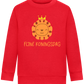 Fijne Koningsdag Design - Comfort Kids Sweater_BRIGHT RED_front