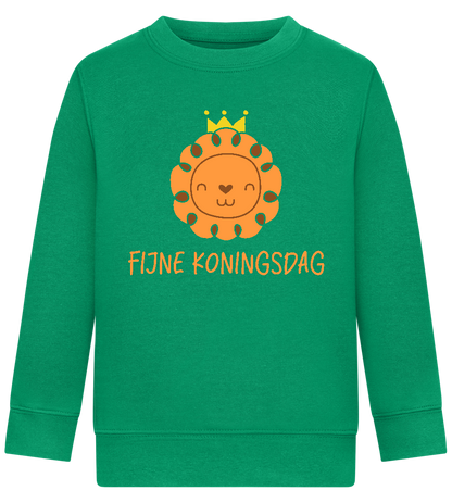 Fijne Koningsdag Design - Comfort Kids Sweater_MEADOW GREEN_front