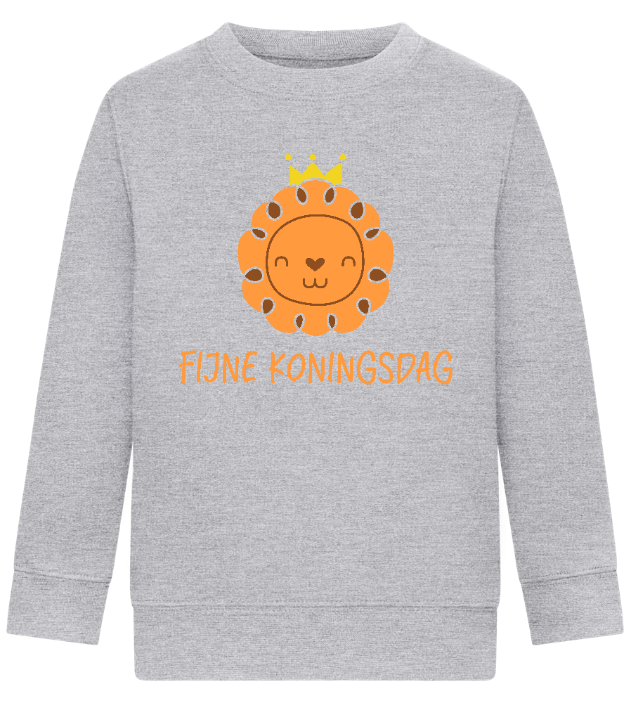 Fijne Koningsdag Design - Comfort Kids Sweater_ORION GREY II_front