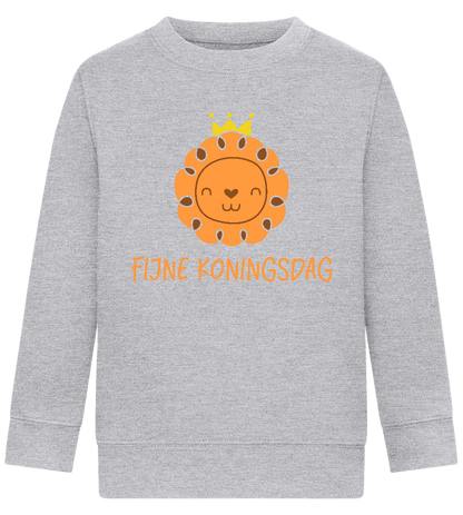Fijne Koningsdag Design - Comfort Kids Sweater_ORION GREY II_front