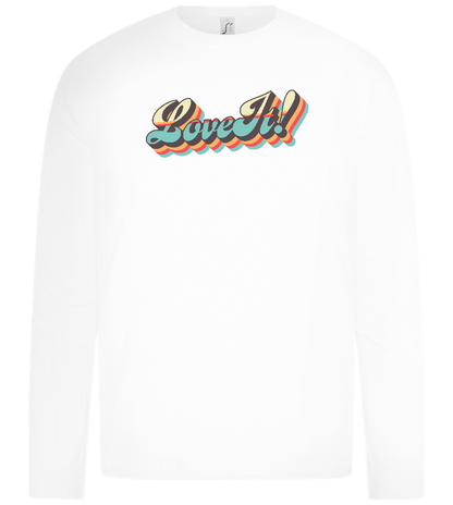 Love It! Design - Premium kids long sleeve t-shirt_WHITE_front