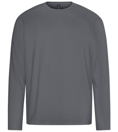 Retro F1 Design - Premium men's long sleeve t-shirt_MOUSE GREY_front