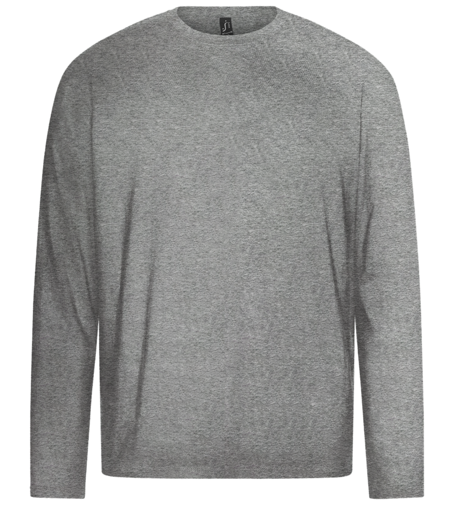 Retro F1 Design - Premium men's long sleeve t-shirt_ORION GREY_front