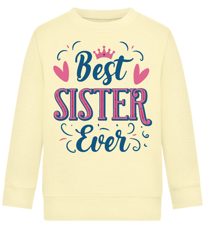 Best Sister Design - Comfort Kids Sweater_AMARELO CLARO_front