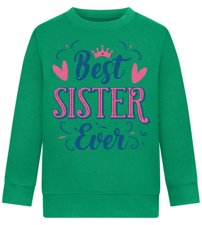 Best Sister Design - Comfort Kids Sweater_MEADOW GREEN_front