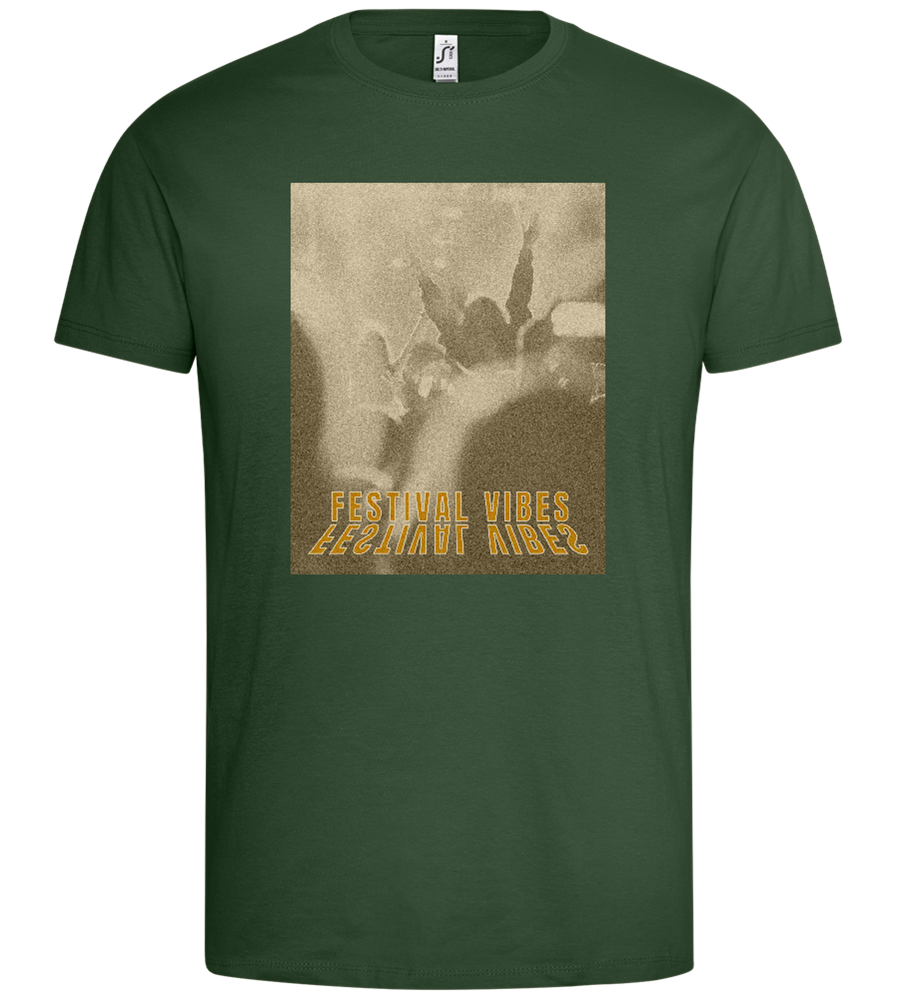 Festival Vibes Design - Premium men's t-shirt_GREEN BOTTLE_front