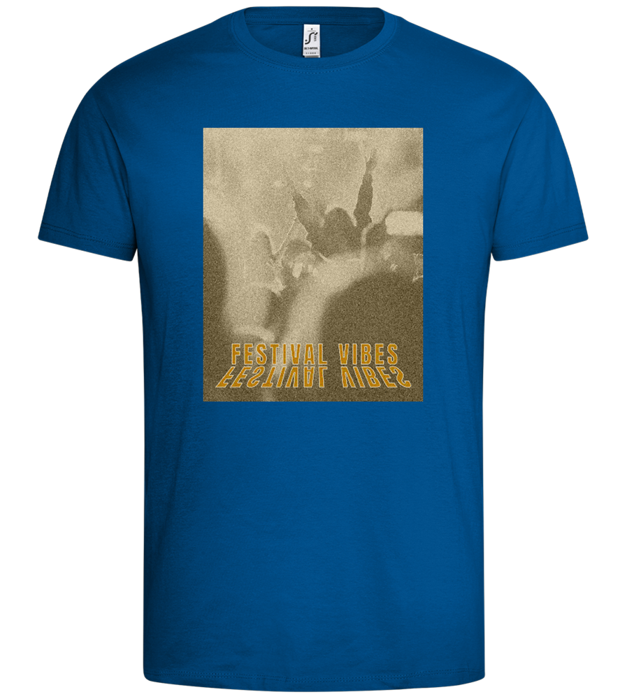 Festival Vibes Design - Premium men's t-shirt_ROYAL_front