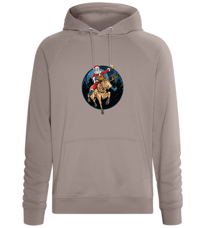 Santa Joyride Design - Comfort unisex hoodie_CHARCOAL CHIN_front