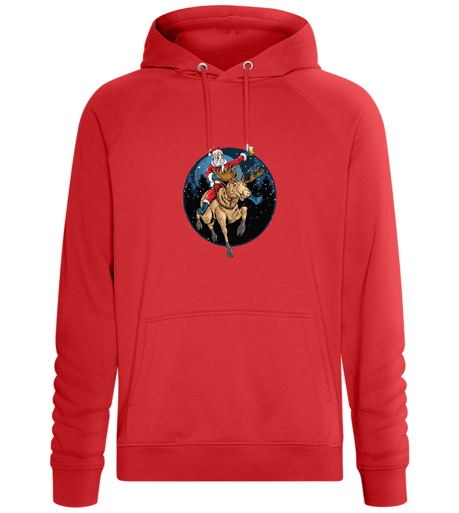 Santa Joyride Design - Comfort unisex hoodie_RED_front