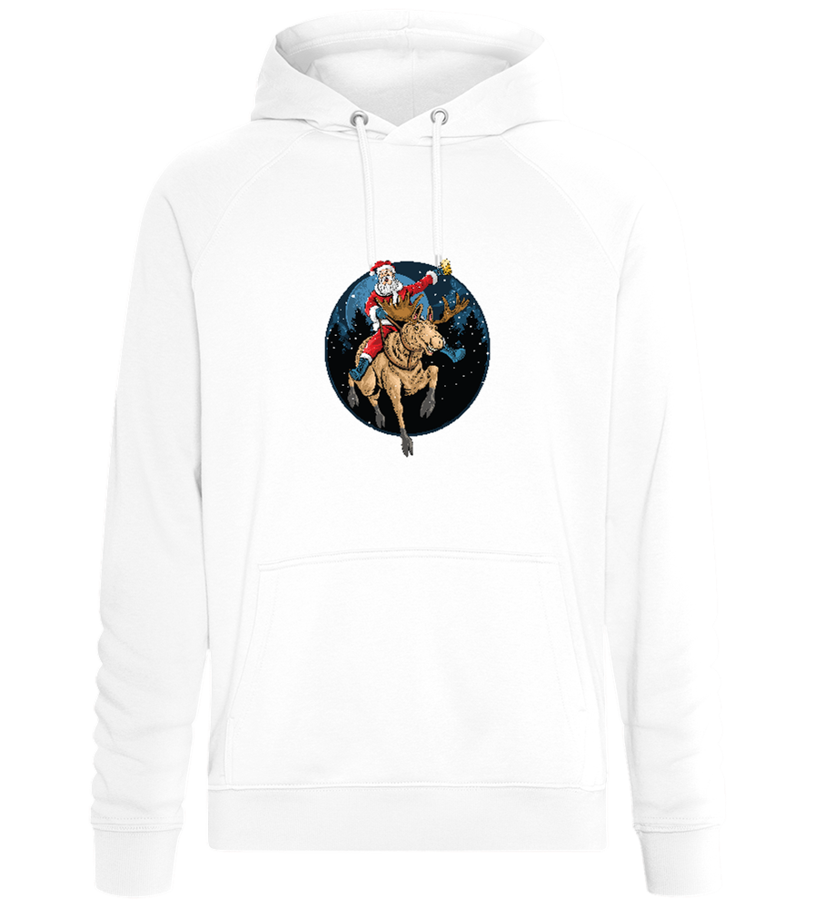 Santa Joyride Design - Comfort unisex hoodie_WHITE_front