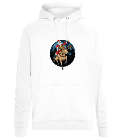 Santa Joyride Design - Comfort unisex hoodie_WHITE_front