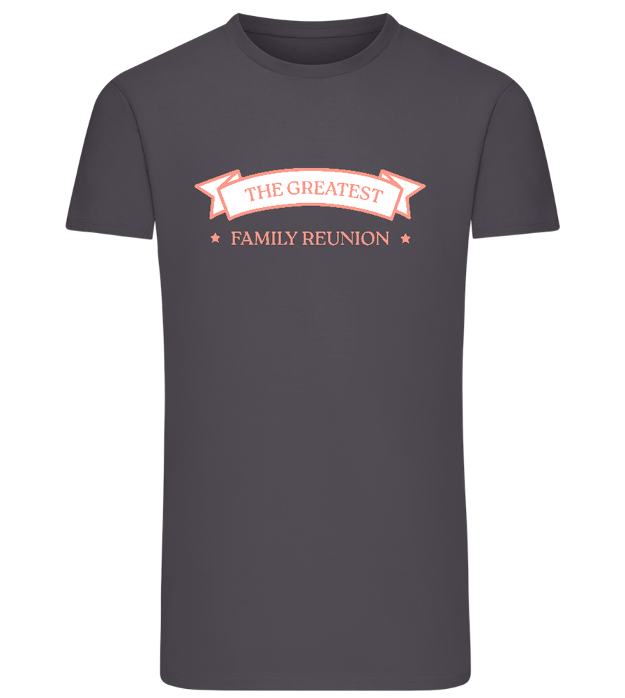 Greatest Family Reunion Design - Comfort men's fitted t-shirt_MOUSE GREY_front