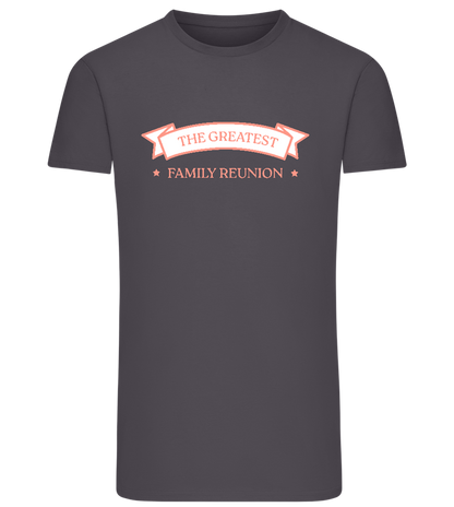 Greatest Family Reunion Design - Comfort men's fitted t-shirt_MOUSE GREY_front