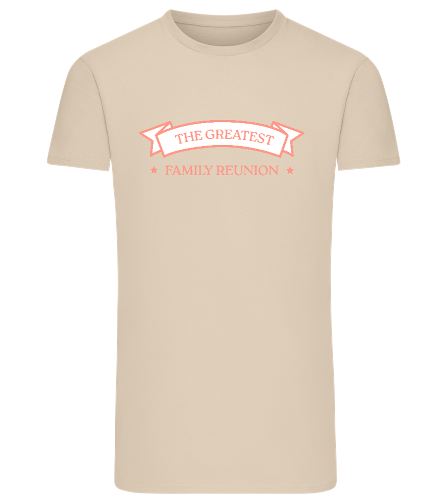 Greatest Family Reunion Design - Comfort men's fitted t-shirt_SILESTONE_front