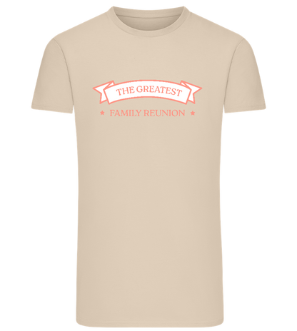 Greatest Family Reunion Design - Comfort men's fitted t-shirt_SILESTONE_front