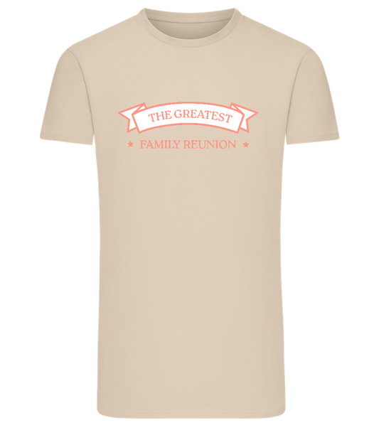 Greatest Family Reunion Design - Comfort men's fitted t-shirt_SILESTONE_front