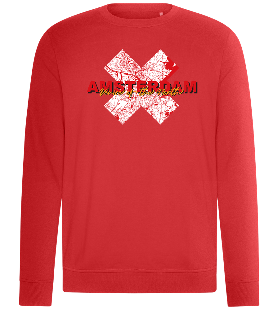 Venice of the North Design - Comfort unisex sweater_RED_front