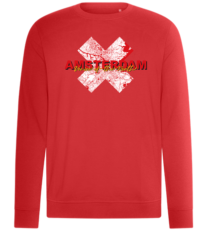 Venice of the North Design - Comfort unisex sweater_RED_front