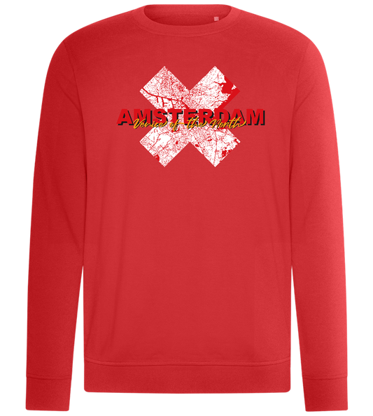 Venice of the North Design - Comfort unisex sweater_RED_front