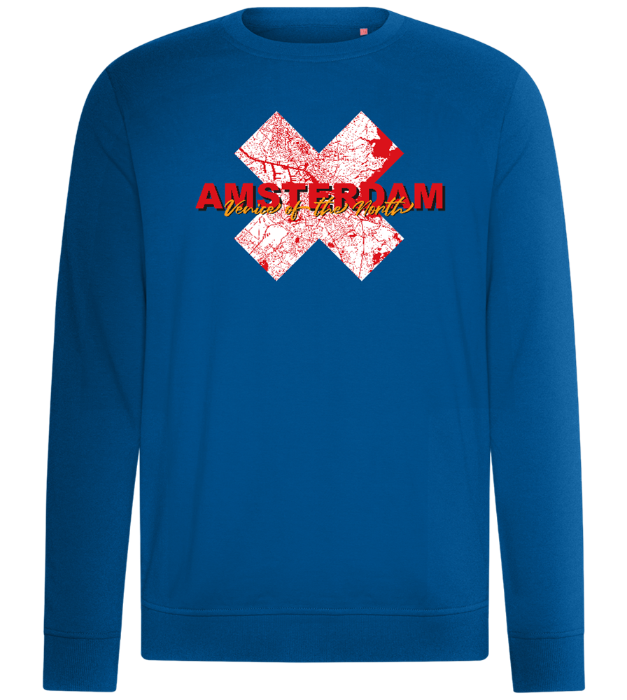 Venice of the North Design - Comfort unisex sweater_ROYAL_front