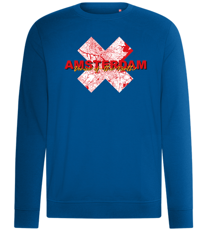 Venice of the North Design - Comfort unisex sweater_ROYAL_front