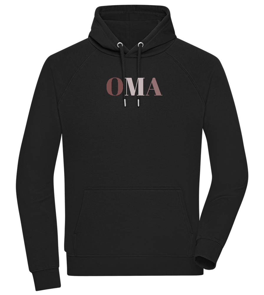 OMA Design - Comfort unisex hoodie_BLACK_front