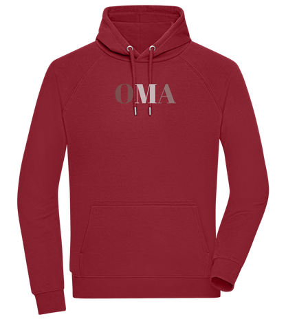 OMA Design - Comfort unisex hoodie_BORDEAUX_front