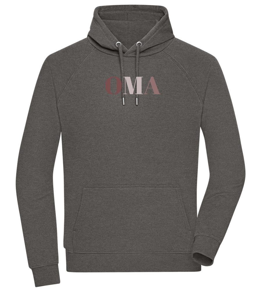 OMA Design - Comfort unisex hoodie_CHARCOAL CHIN_front