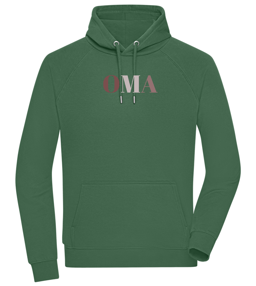 OMA Design - Comfort unisex hoodie_GREEN BOTTLE_front