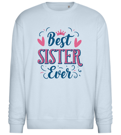 Best Sister Design - Comfort Essential Unisex Sweater_CREAMY BLUE_front