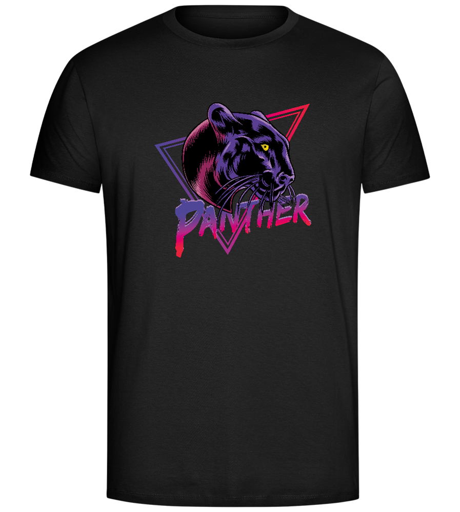 Panther 1 Design - Comfort Unisex T-Shirt_DEEP BLACK_front