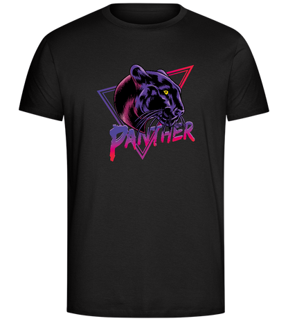 Panther 1 Design - Comfort Unisex T-Shirt_DEEP BLACK_front