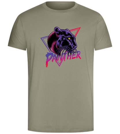 Panther 1 Design - Comfort Unisex T-Shirt_KHAKI_front