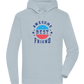 Awesome BFF Design - Premium unisex hoodie_CREAMY BLUE_front