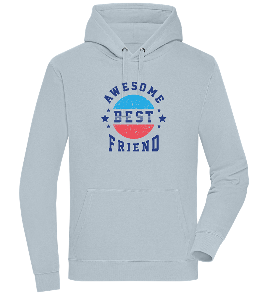 Awesome BFF Design - Premium unisex hoodie_CREAMY BLUE_front