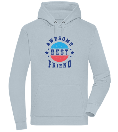 Awesome BFF Design - Premium unisex hoodie_CREAMY BLUE_front